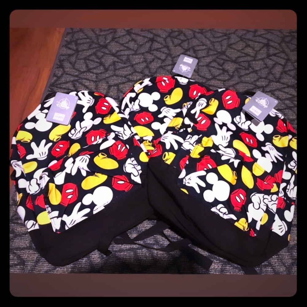 Disney Mickey Mouse back packs 3 available